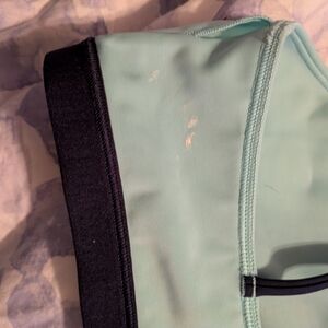 Mint and Black Sports Bra